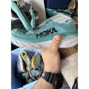 HOKA One One Bondi 7 Women's Size 8 Running Shoes Aqua Foam Cushioned